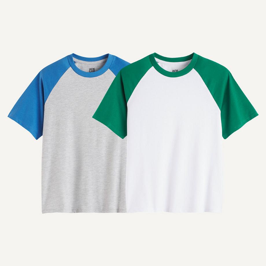La Redoute Collections  2er-Pack T-Shirt mit kurzen Ärmeln 