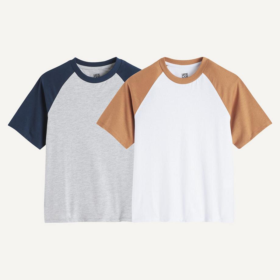 La Redoute Collections  2er-Pack T-Shirt mit kurzen Ärmeln 