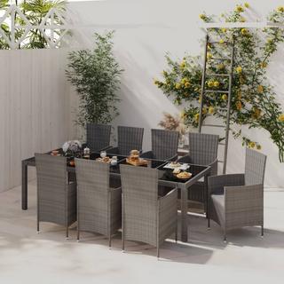 VidaXL Garten essgruppe poly-rattan  