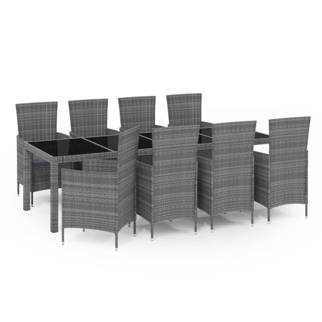 VidaXL Garten essgruppe poly-rattan  