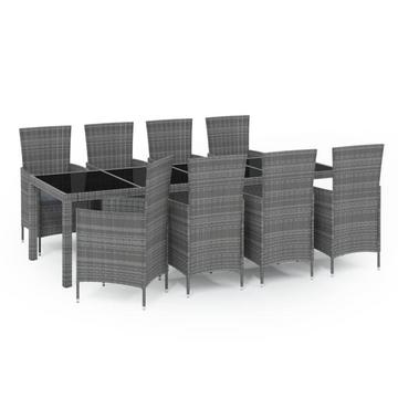 Garten essgruppe poly-rattan