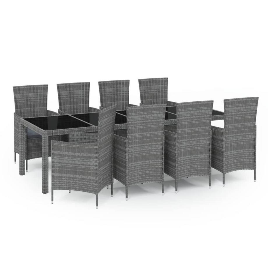 Garten essgruppe poly-rattan