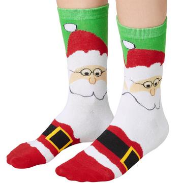 Chaussettes de Noël avec motif de Père Noël