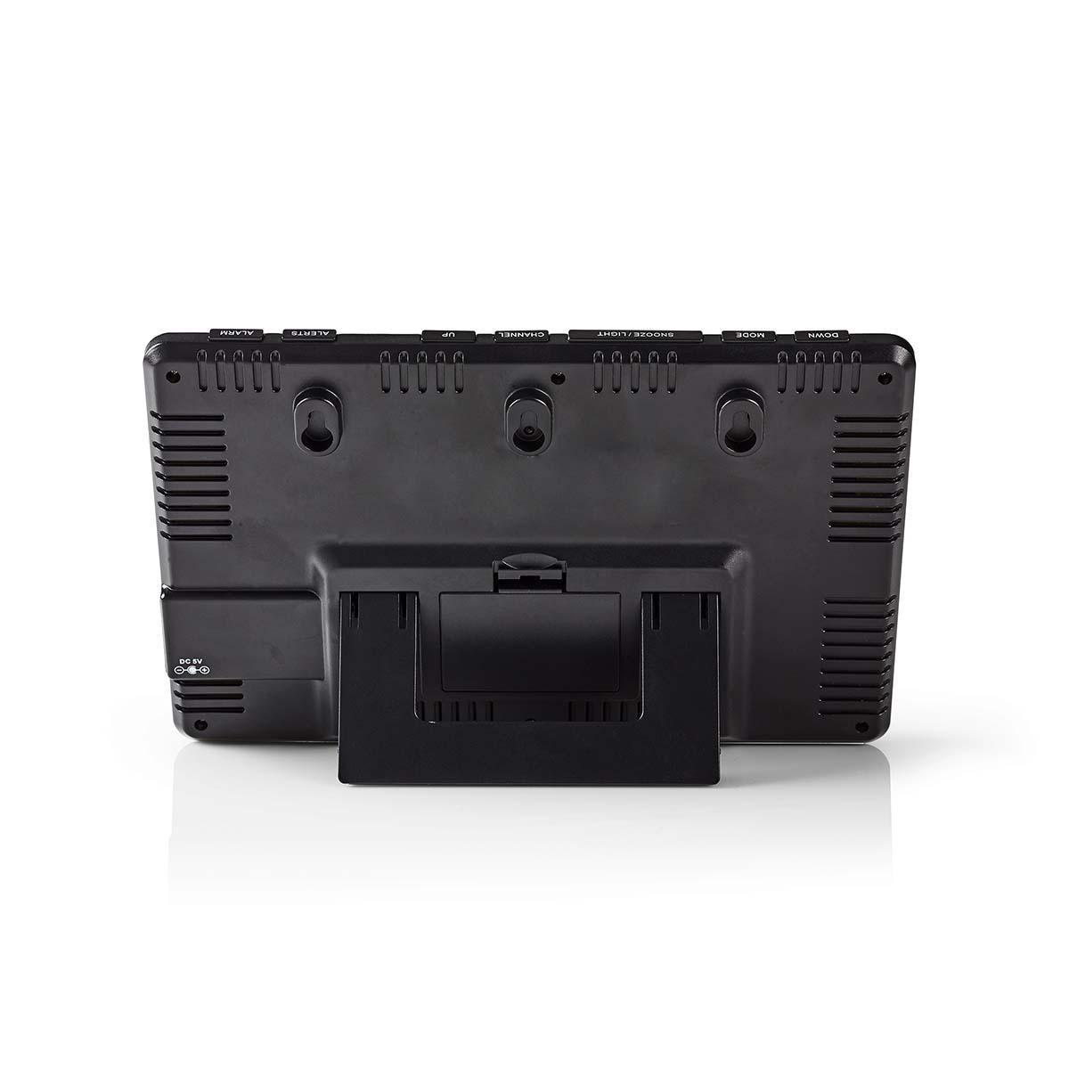 Nedis  Stazione meteorologica | Per interni ed esterni | Incluso sensore meteo wireless | Previsioni meteo | Visualizzazione dell'ora | Schermo LCD | Funzione sveglia 