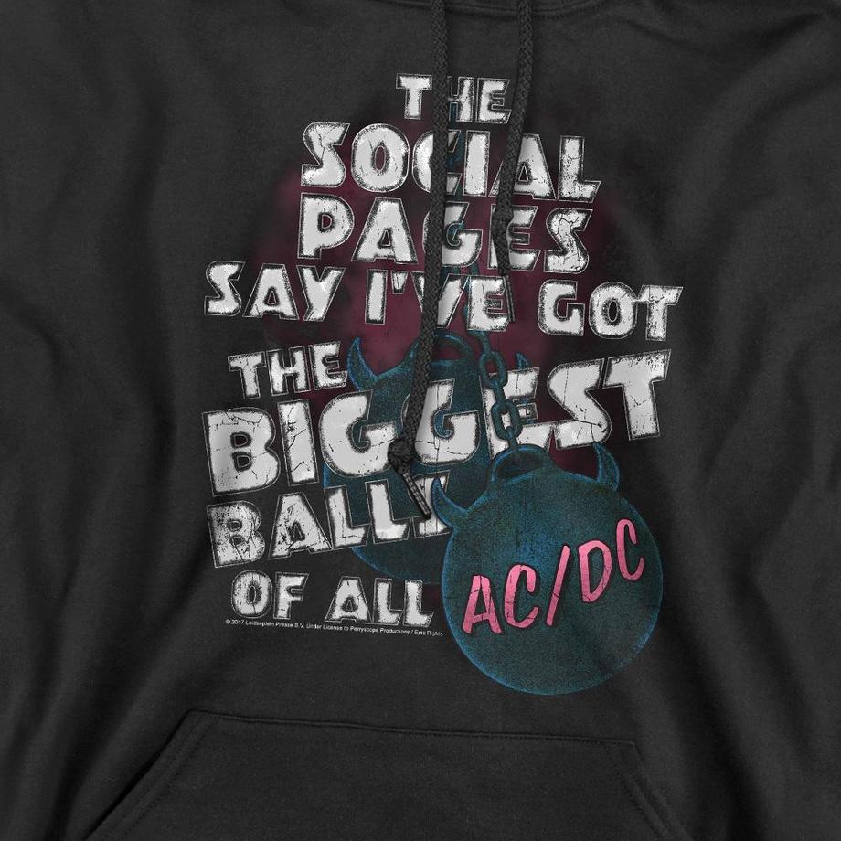 AC/DC ACDC Big Balls Sweat à capuche  