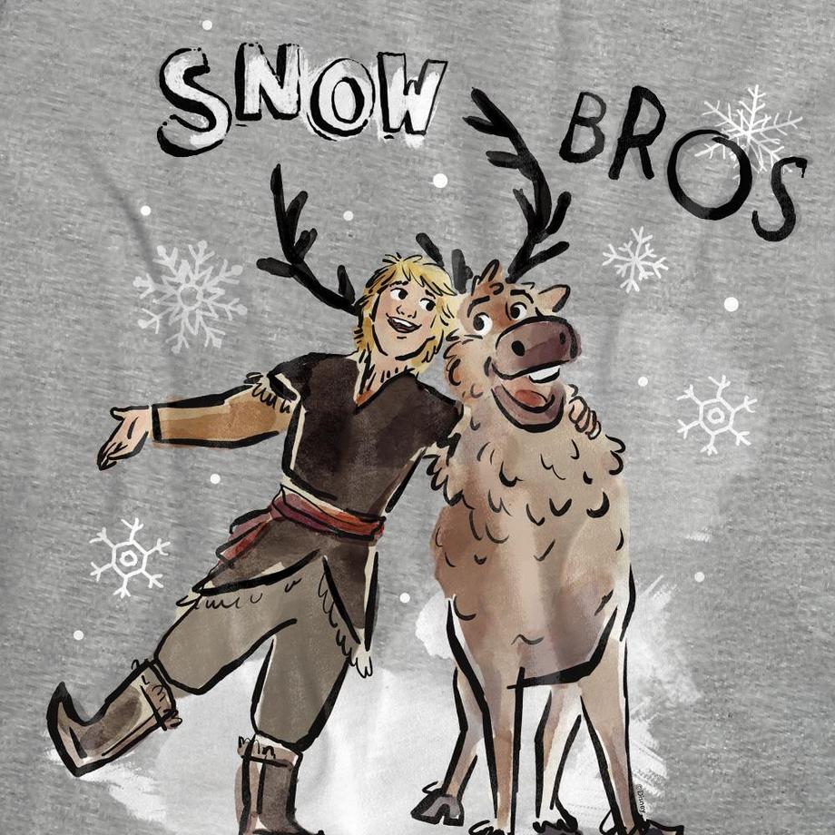 FROZEN  T-ShirtMotif Sven Et Kristoff Snow Bros 