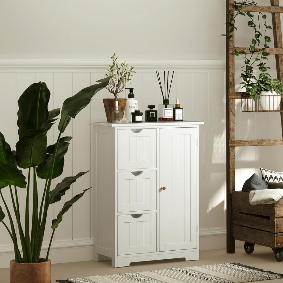 HOMCOM Armoire de toilette  