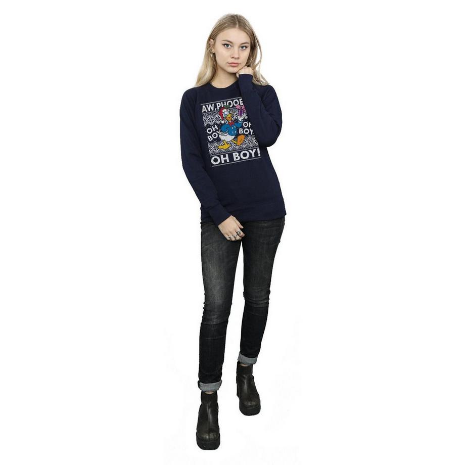 Disney Donald Duck Aw Phooey Christmas Sweatshirt  