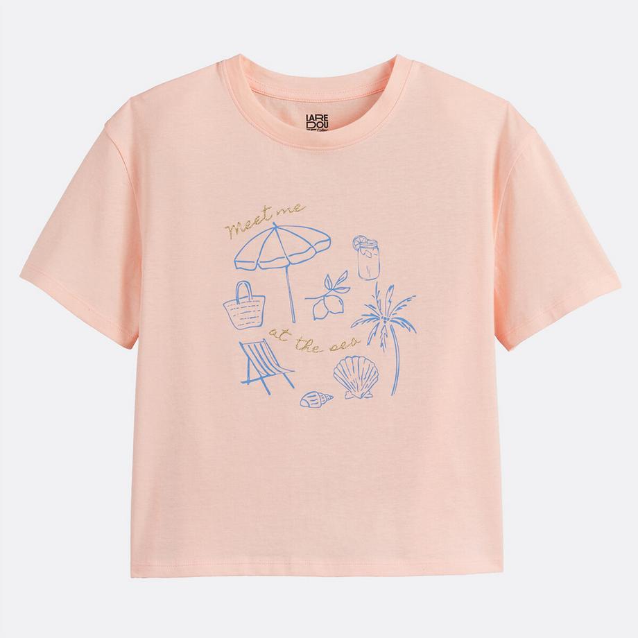 La Redoute Collections  T-Shirt mit Pailletten-Motiv 