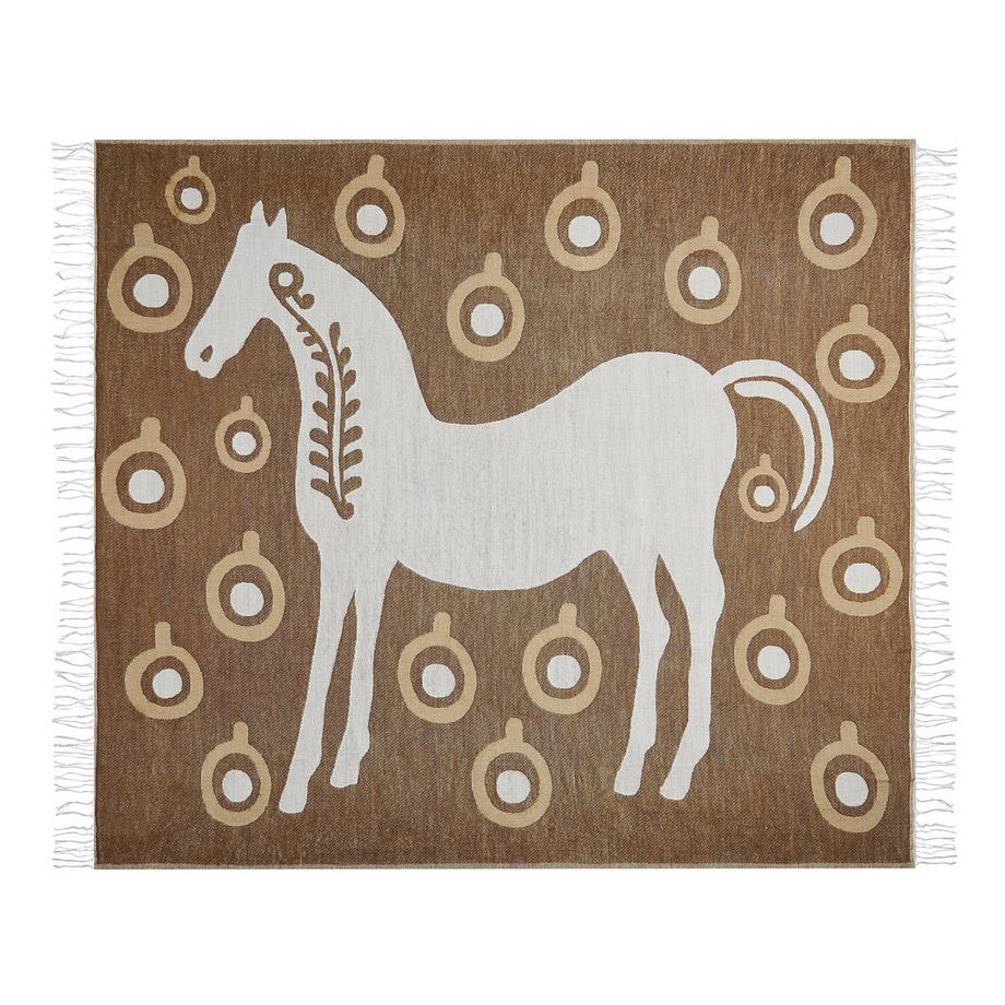 Beliani SIDDHA Plaid en Acrylique Boho  