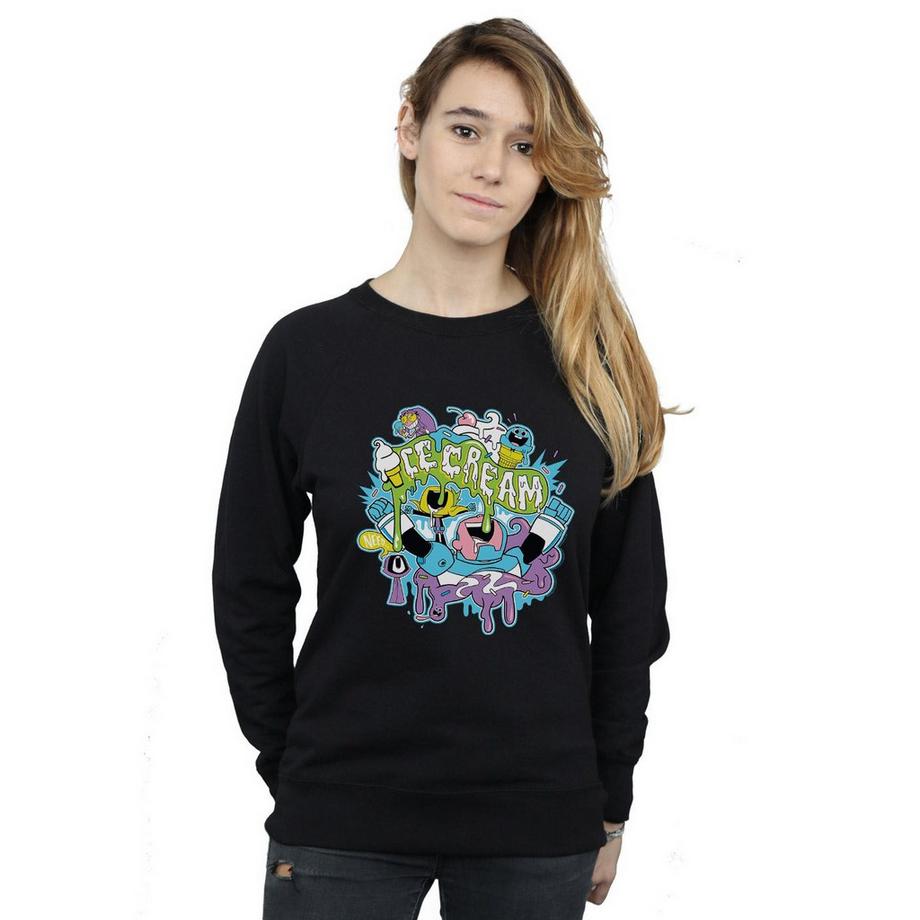 DC COMICS Teen Titans Go Ice Cream Sweatshirt Graphique  
