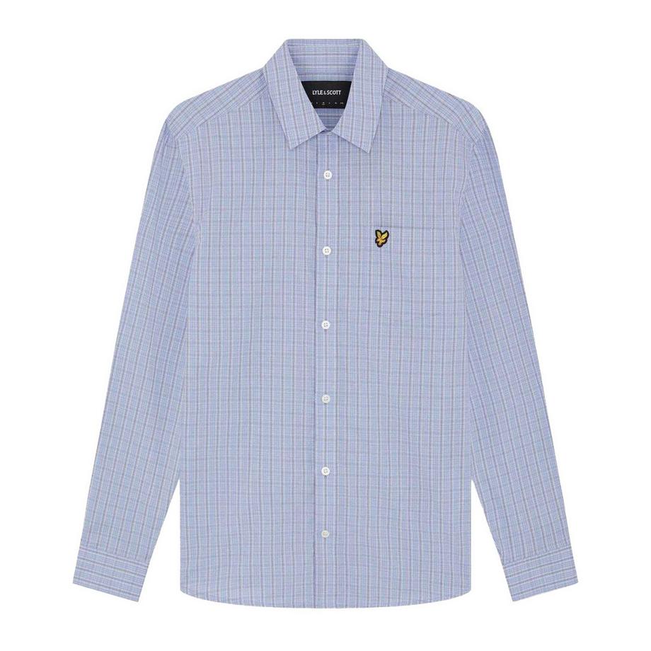 Chemise Manches Longues Motiftyle À Petits Carreaux