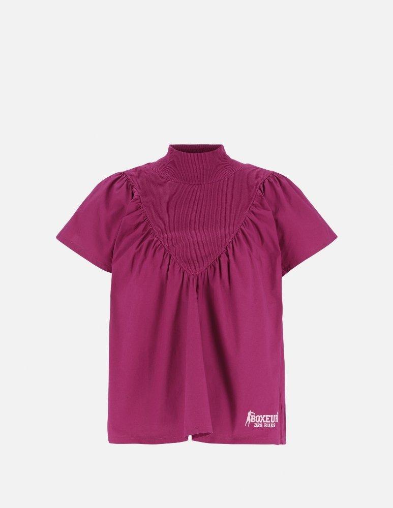 BOXEUR DES RUES  Col roulé double tissu 