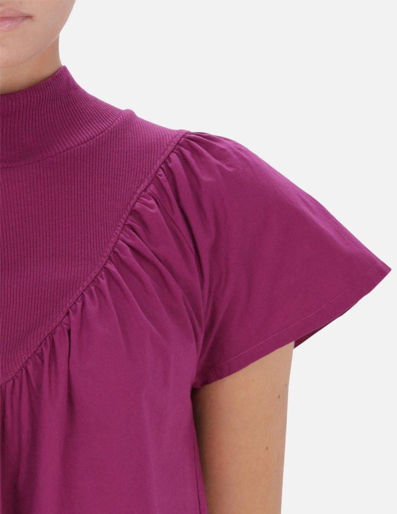 BOXEUR DES RUES  Col roulé double tissu 