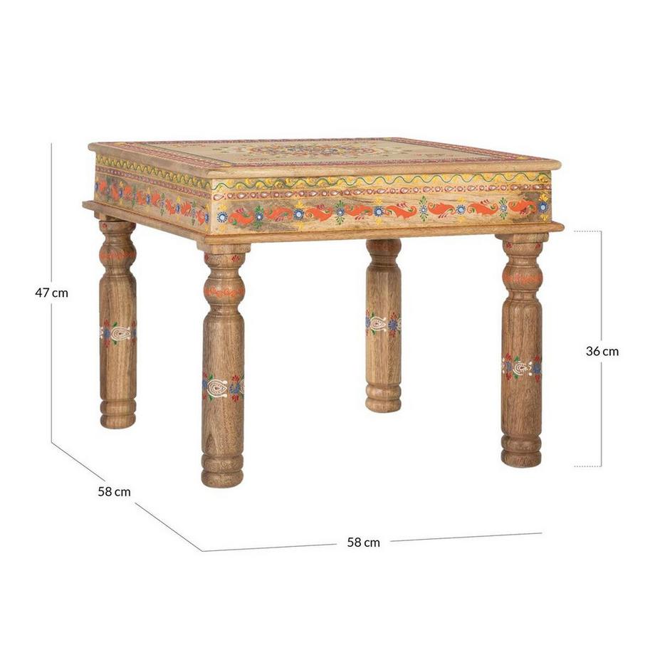 mutoni Table basse Suri bois de mangue 58  