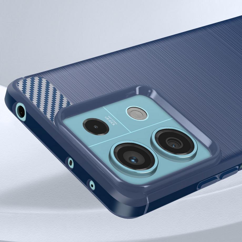 Avizar  Cover carbonio Redmi Note 13 5G blu 