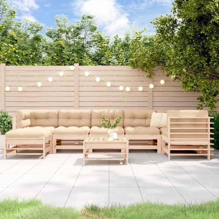 VidaXL Garten lounge set holz  