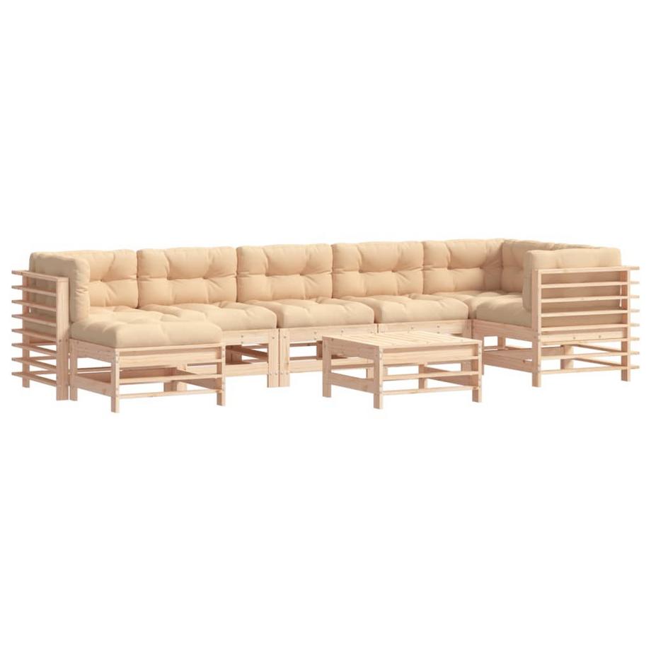 VidaXL Garten lounge set holz  