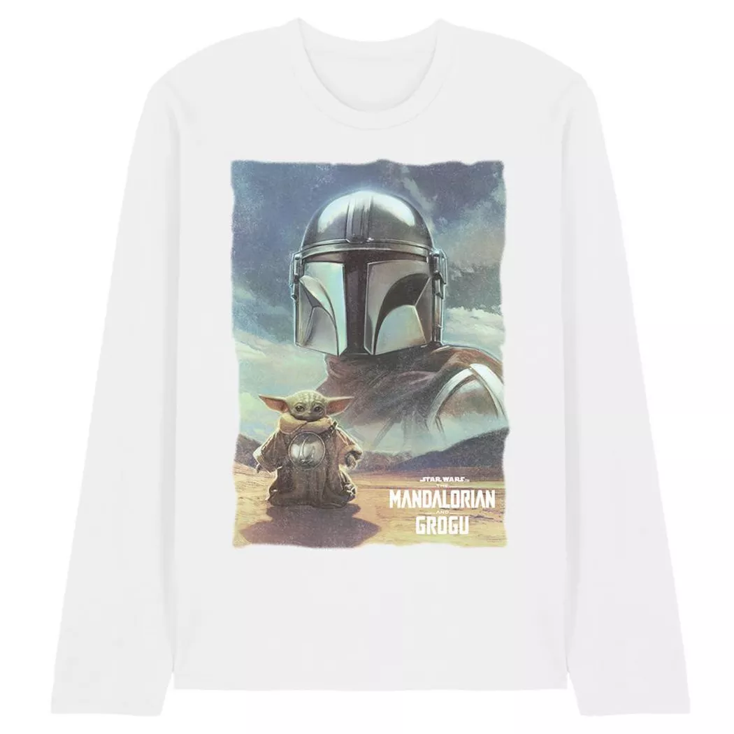 STAR WARS - T-Shirt, Langärmlig, für Damen, Weiss, Größe L