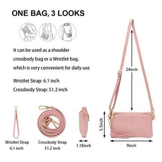 Only-bags.store Borsa Piccola Tracolla Tripla Cerniera  