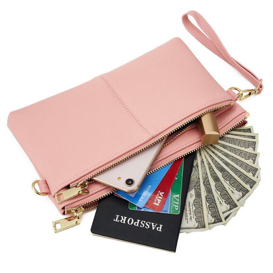 Only-bags.store Kleine Umhängetasche dreifacher Reissverschluss  