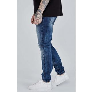 Sik Silk Jeans Distressed Slim Fit  