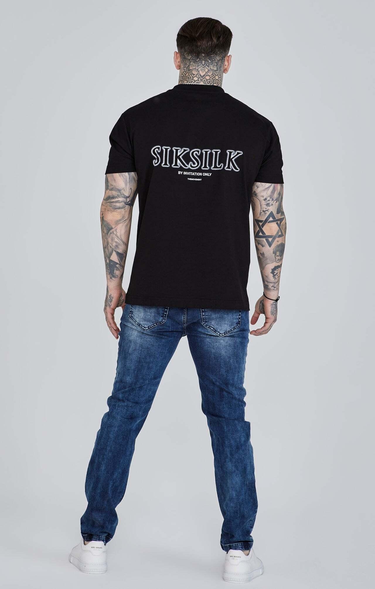 Sik Silk Jeans Distressed Slim Fit  