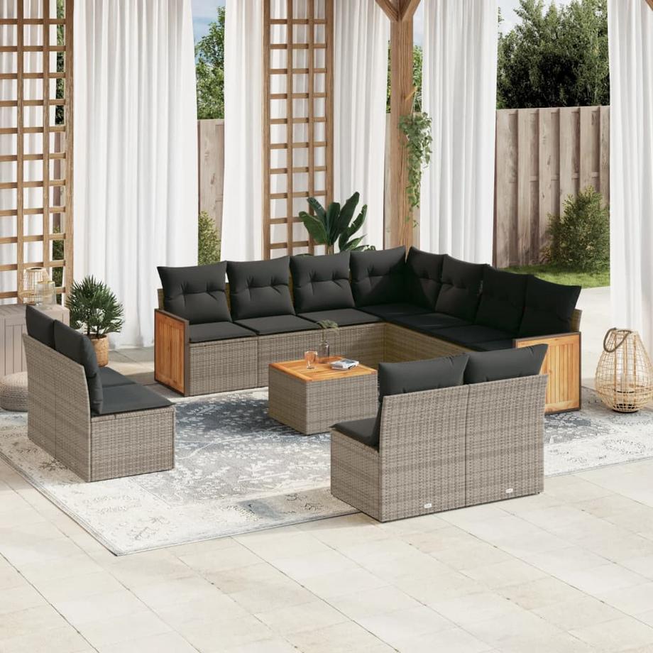 VidaXL Garten sofagarnitur poly-rattan  