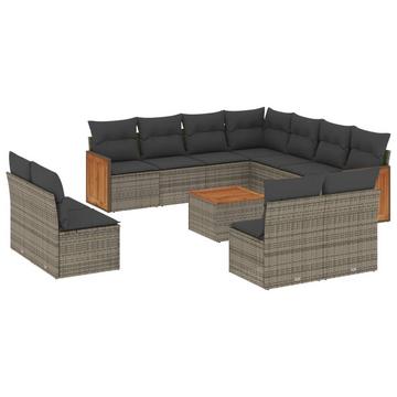 Garten sofagarnitur poly-rattan
