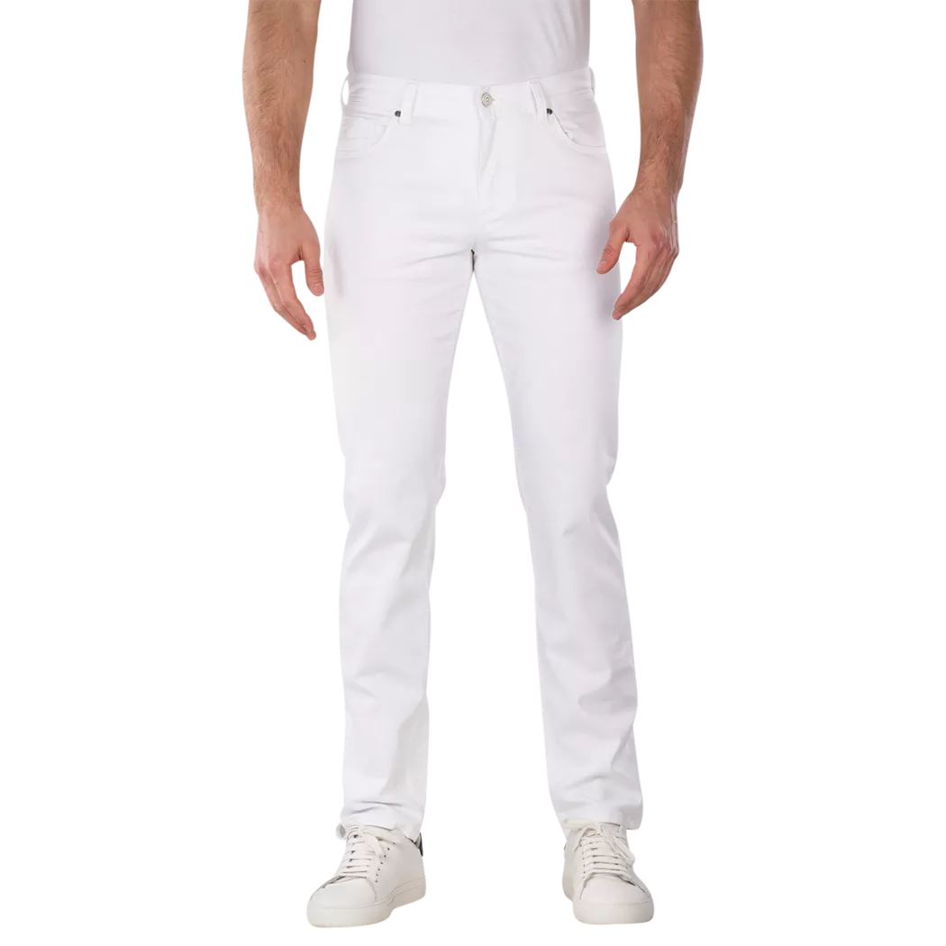 Alberto - Pipe Jeans Regular Fit Super Stretch Coolmax, für Herren, Weiss, Größe W36/L30
