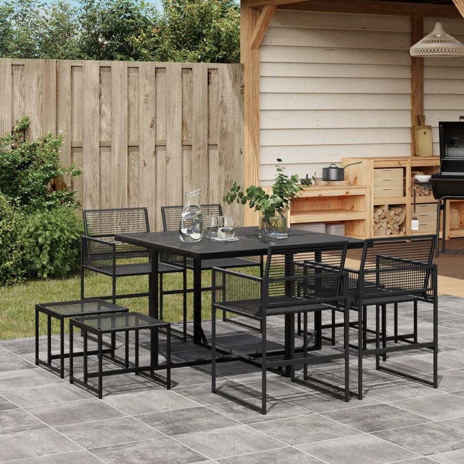 VidaXL Garten essgruppe poly-rattan  
