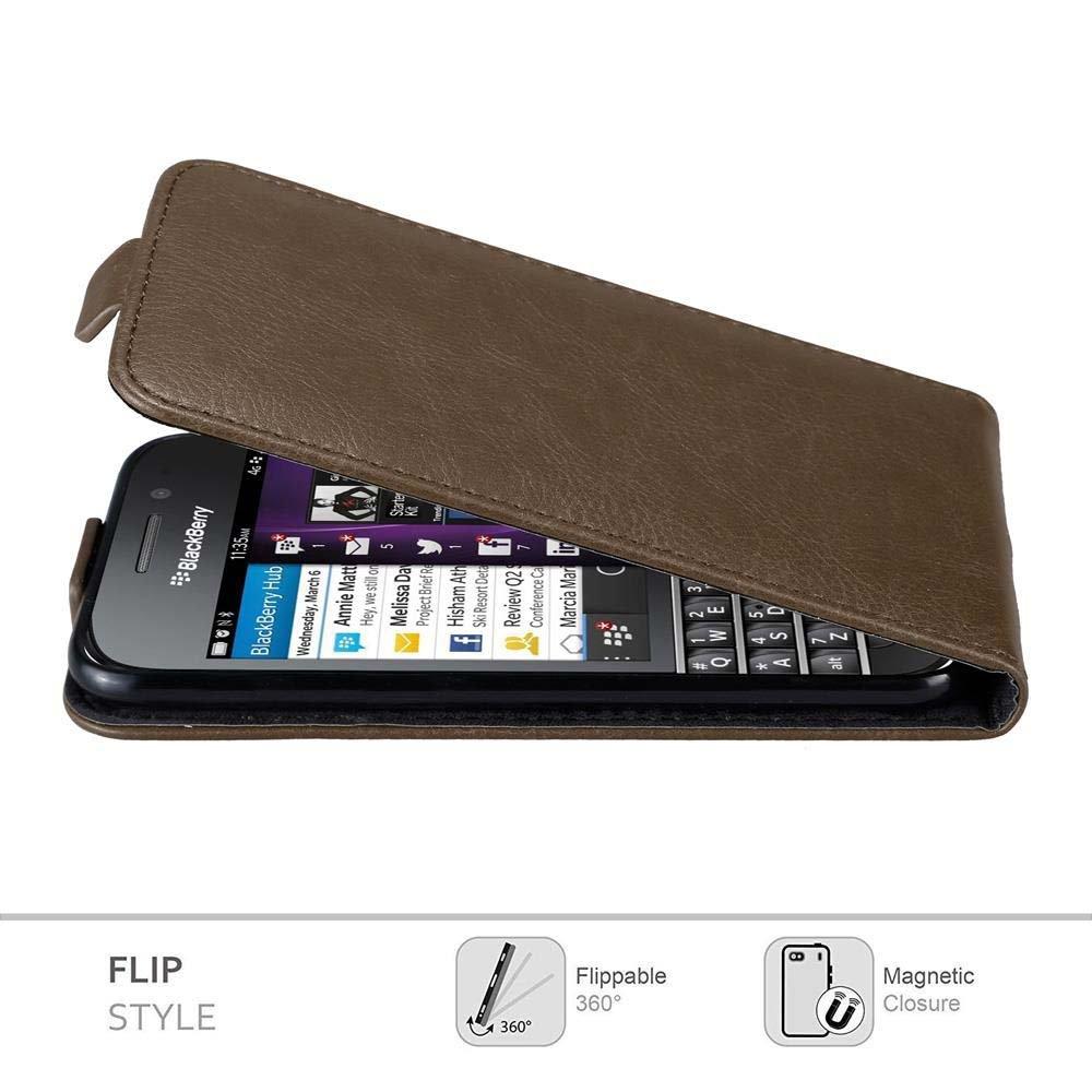 Cadorabo  Housse compatible avec Blackberry Q10 - Coque de protection au design flip avec fermeture magnétique 