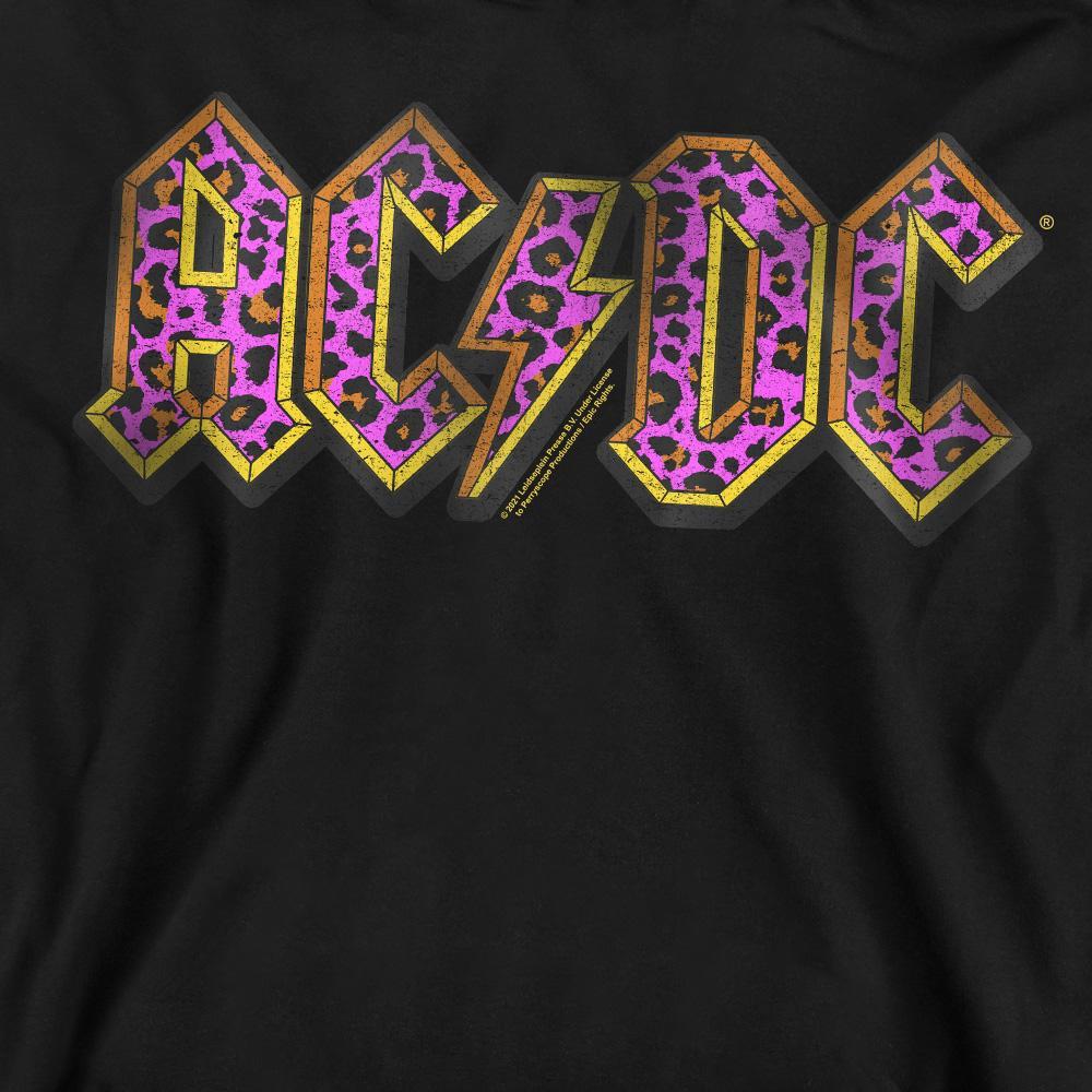 AC/DC ACDC Sweatshirt à Logo Imprimé Léopard  