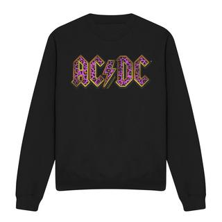 AC/DC ACDC Sweatshirt à Logo Imprimé Léopard  