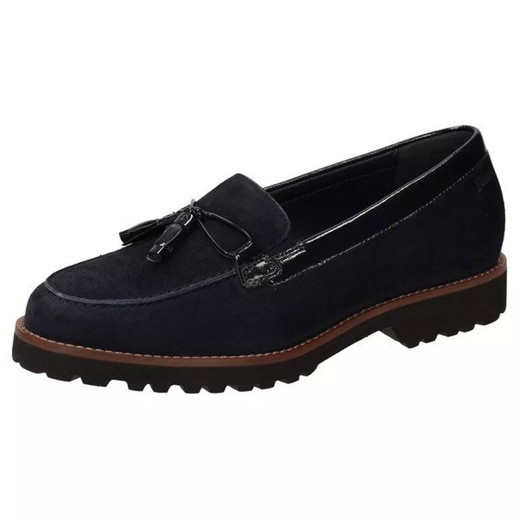 Sioux - Slipper Meredith-730-H, für Damen, Nachtblau, Größe 39.5