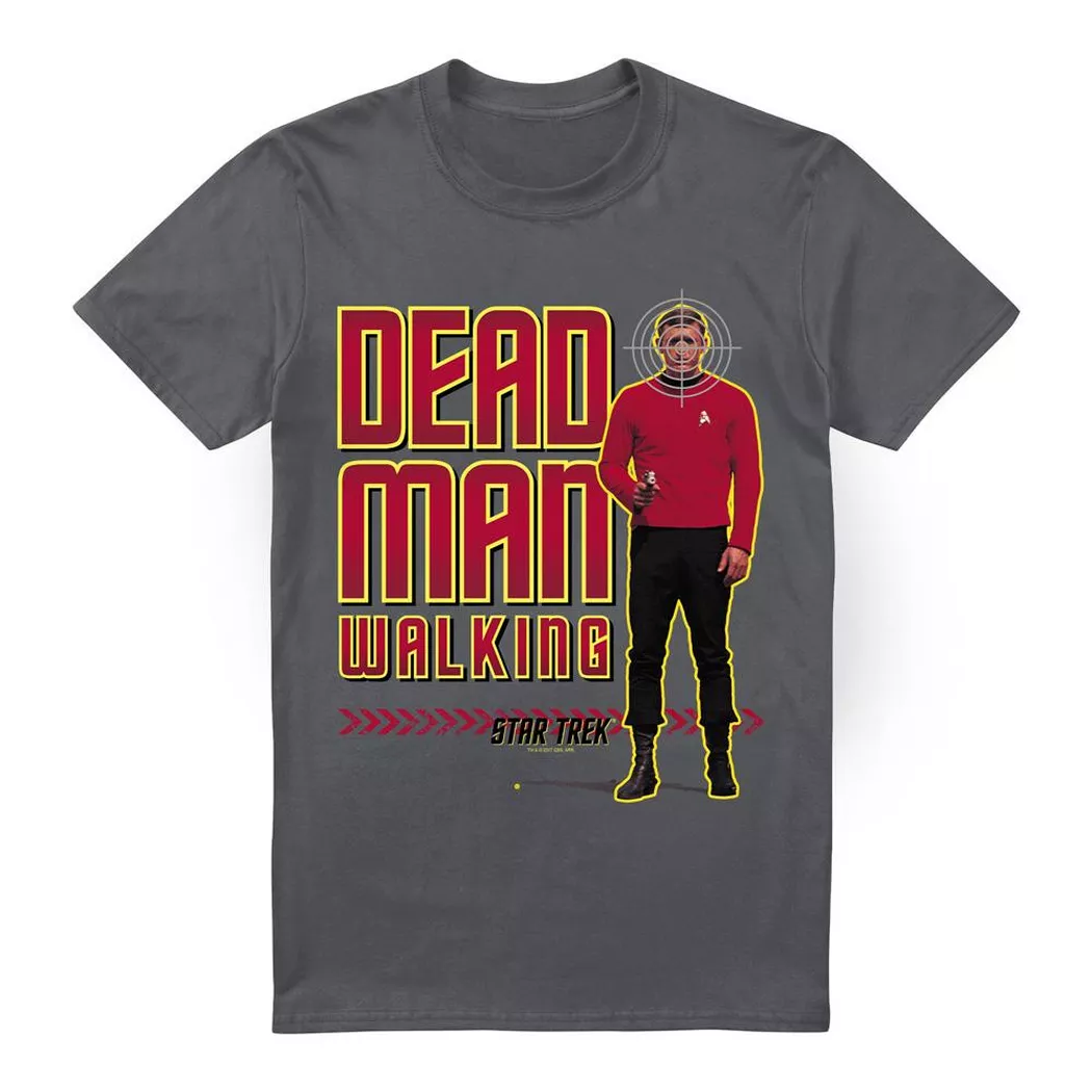 Star Trek - Dead Man Walking T-Shirt, für Herren, Gewittergrau, Größe XXL