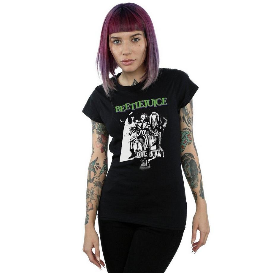 Beetlejuice T-Shirt Imprimé Manches Courtes  