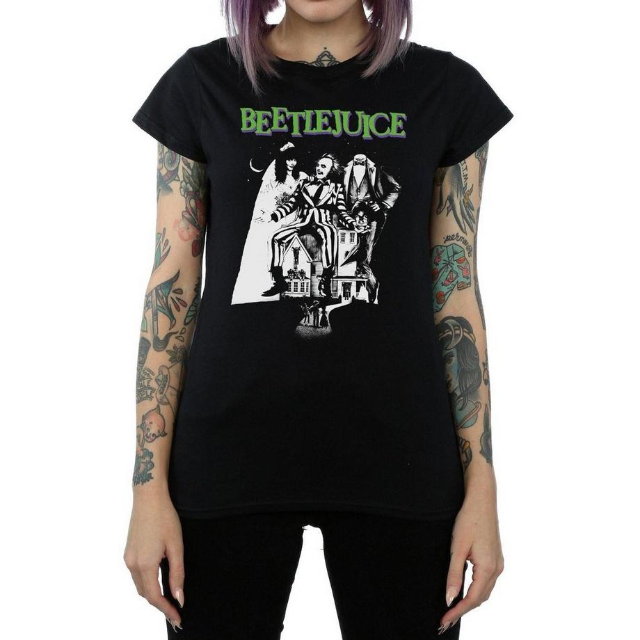Beetlejuice T-Shirt Imprimé Manches Courtes  