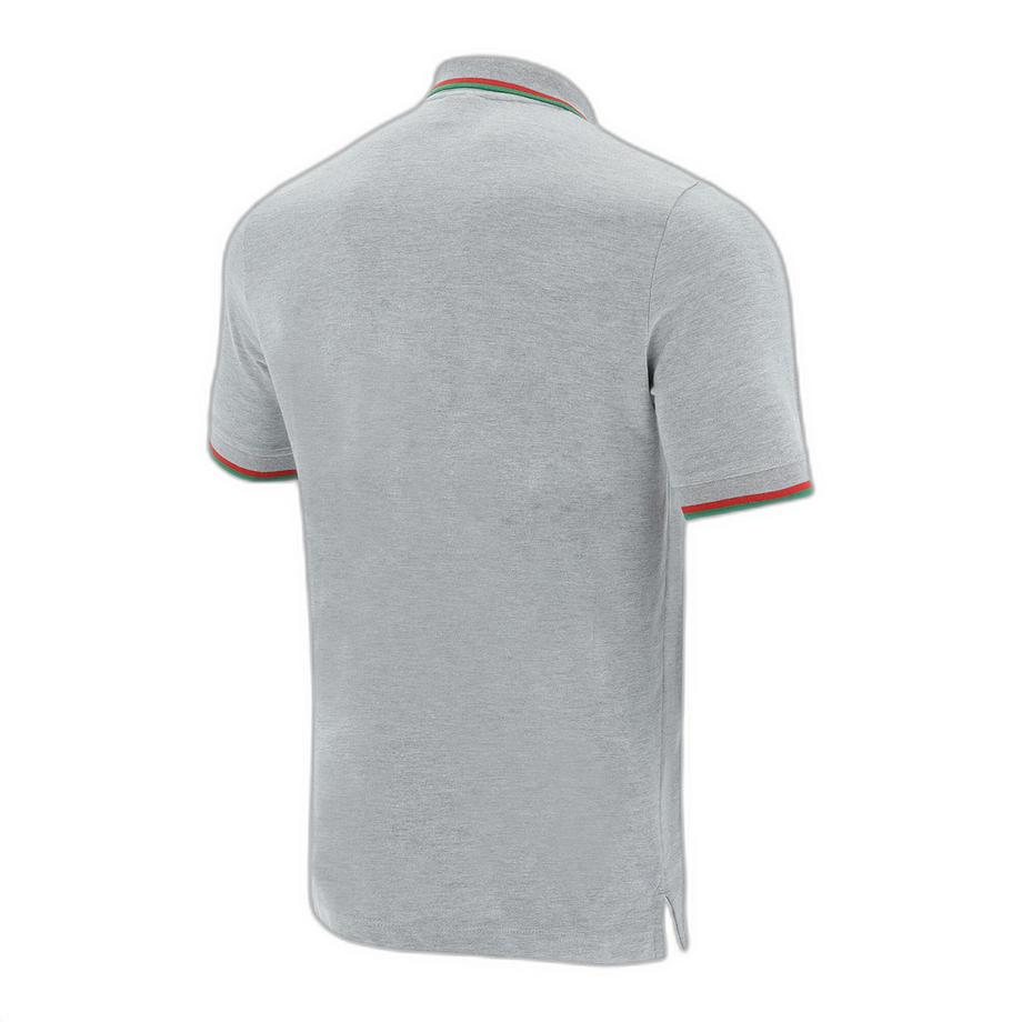 macron Wales Rugby 2020/21 Piqué Baumwoll Poloshirt  