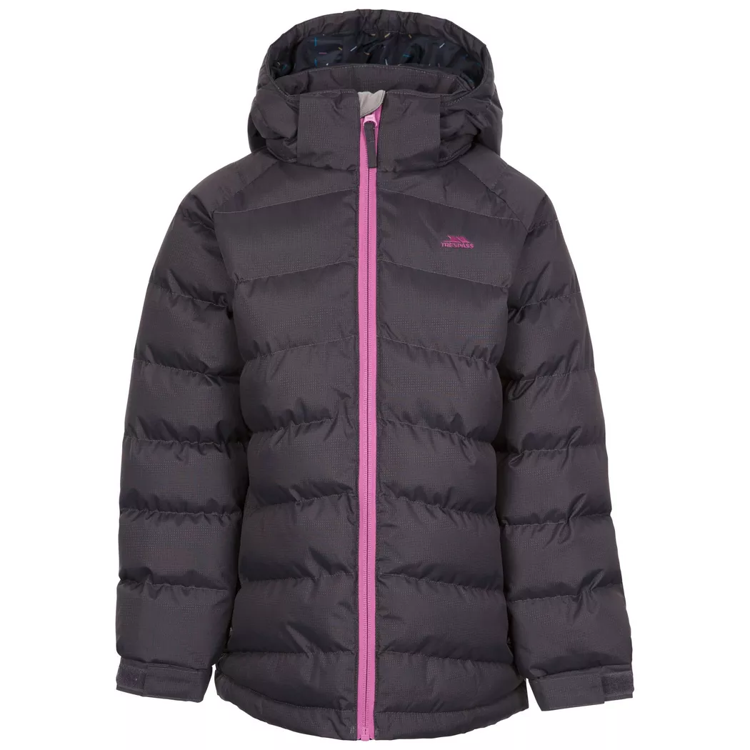 Trespass - Steppjacke Amira mit Kapuze, 152, Grau