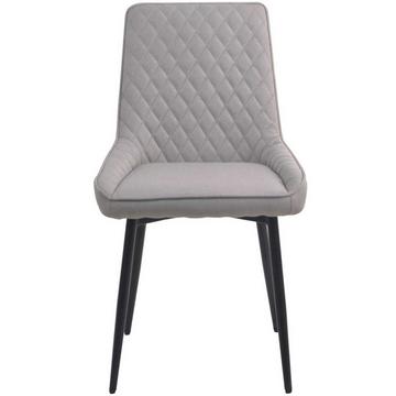 Chaise Diam gris clair (lot de 2)