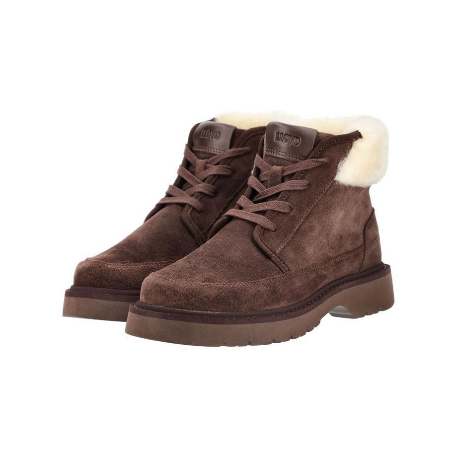 Lloyd Schnürstiefelette mit weichem Veloursleder  