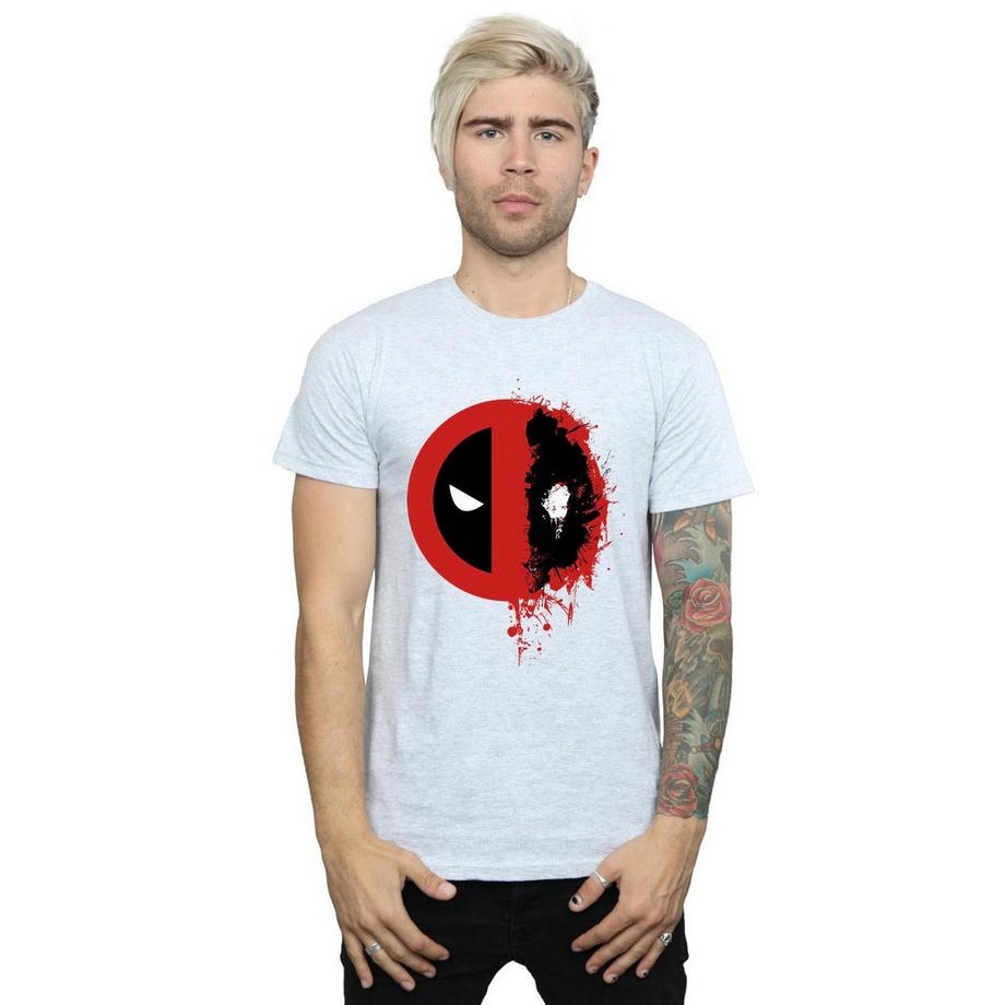 MARVEL Deadpool Splatter Logo T-Shirt  