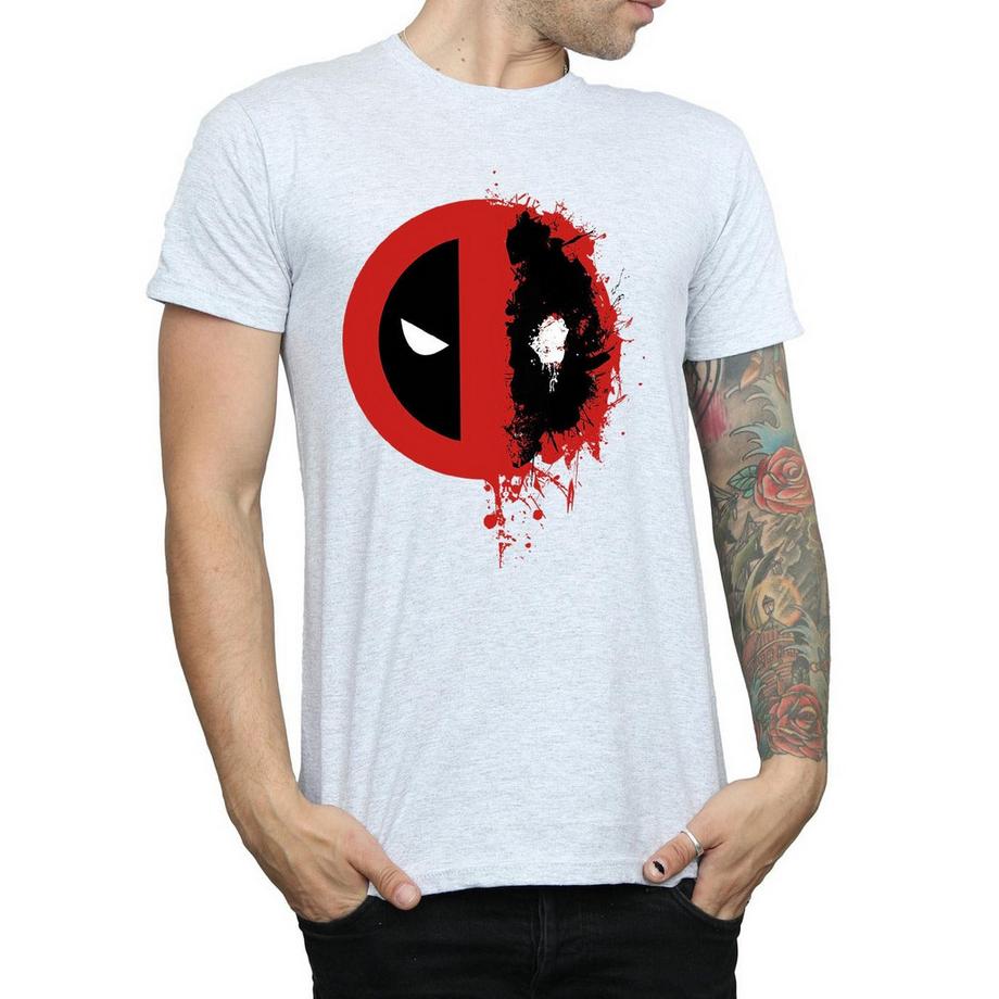 MARVEL Deadpool Splatter Logo T-Shirt  