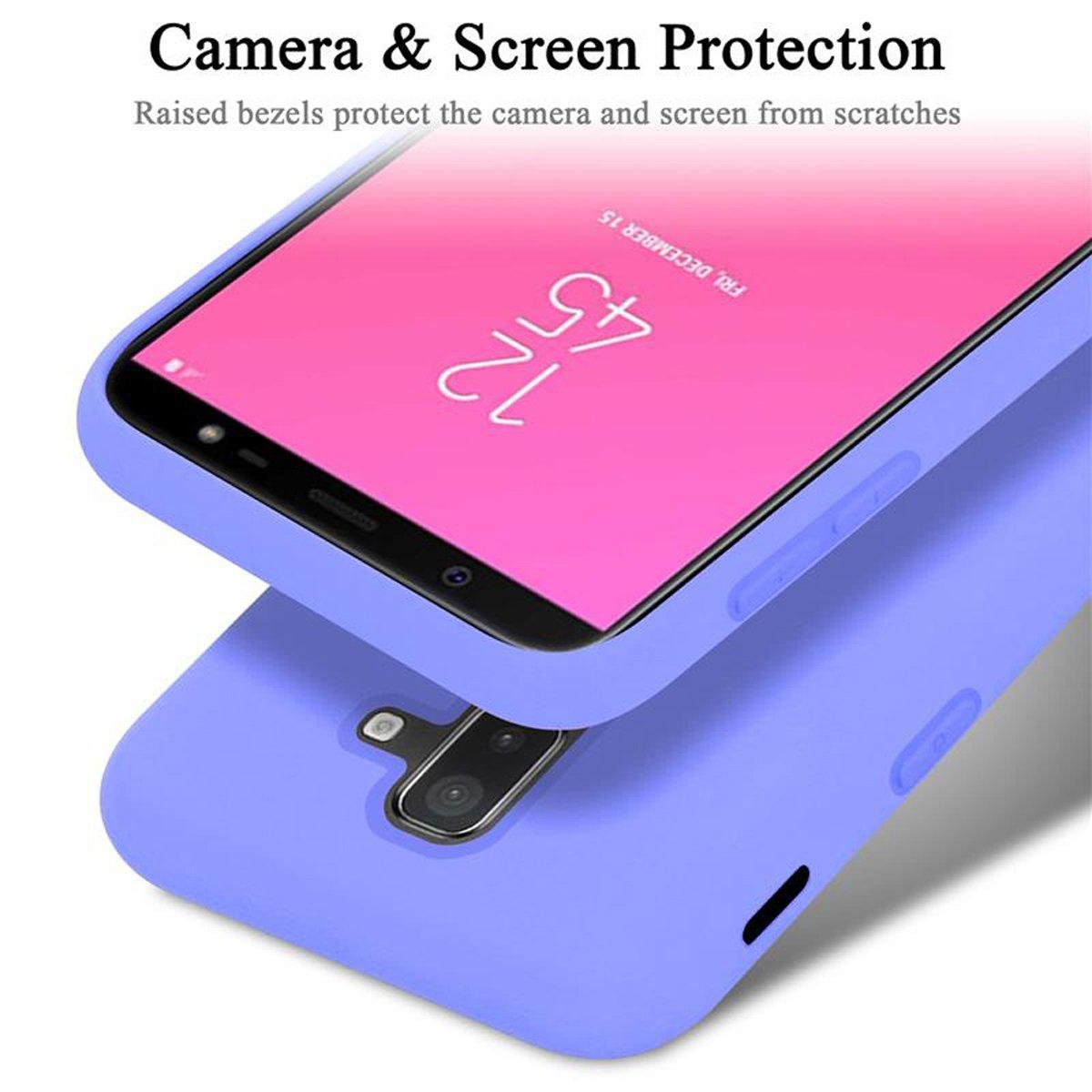 Cadorabo  Housse compatible avec Samsung Galaxy A6 PLUS 2018 - Coque de protection en silicone TPU flexible 