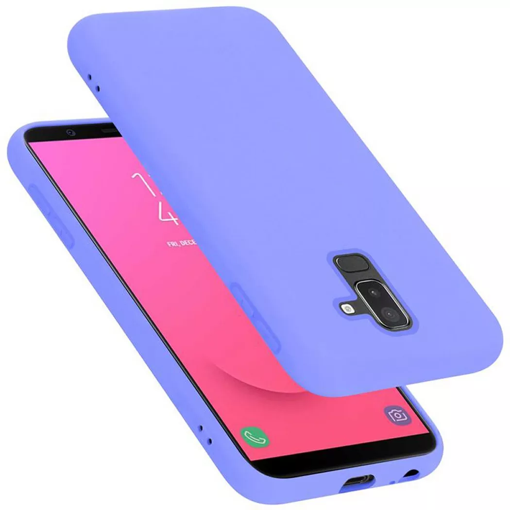 Cadorabo - Hülle für Samsung Galaxy A6 PLUS 2018 TPU Silikon Liquid, Lila