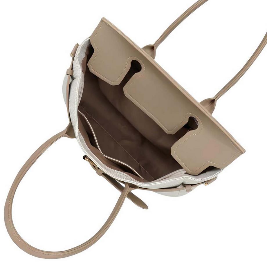 Gallantry Mini Handtasche Ecru Canvas  