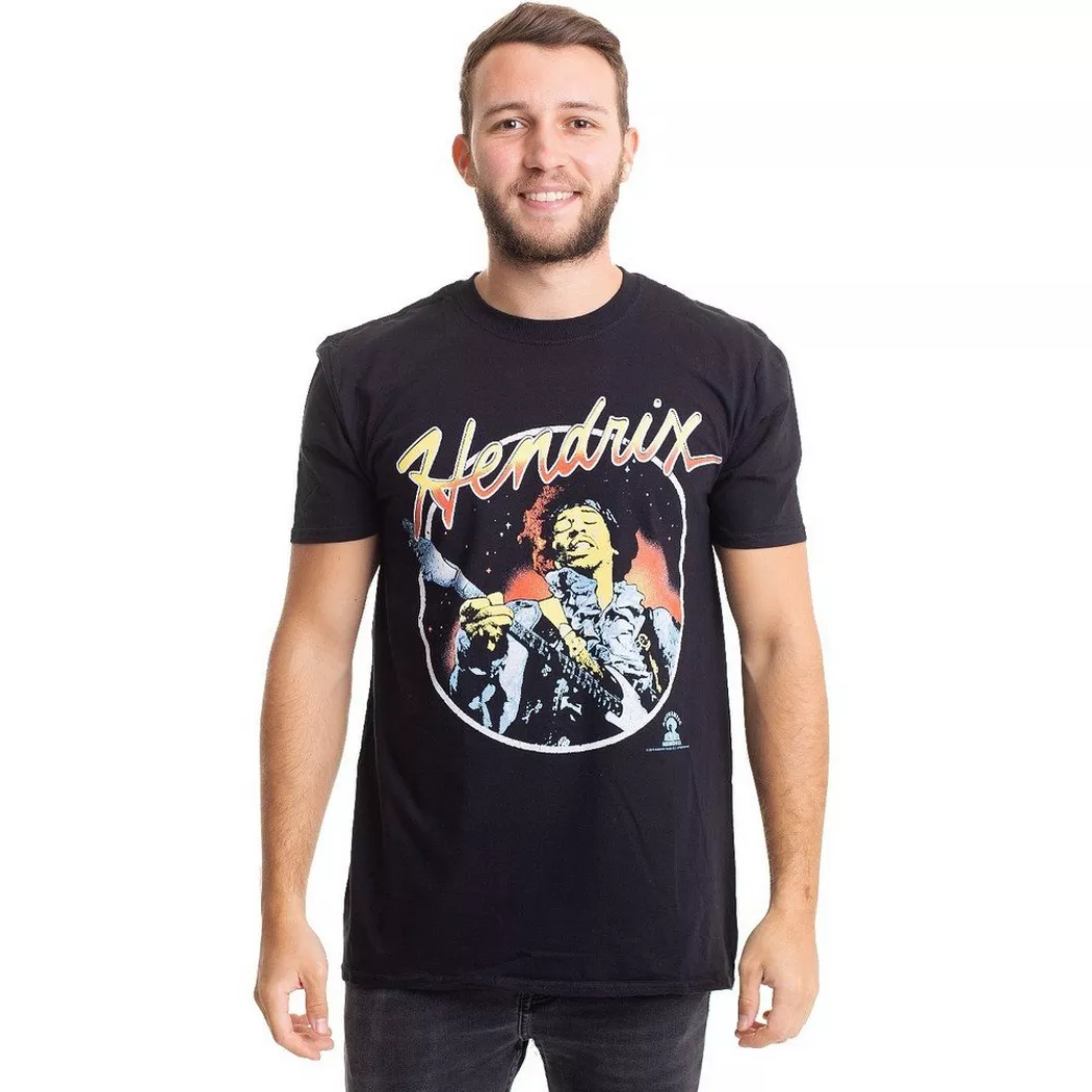 Jimi Hendrix - TShirt, für Damen, Schwarz, Größe L