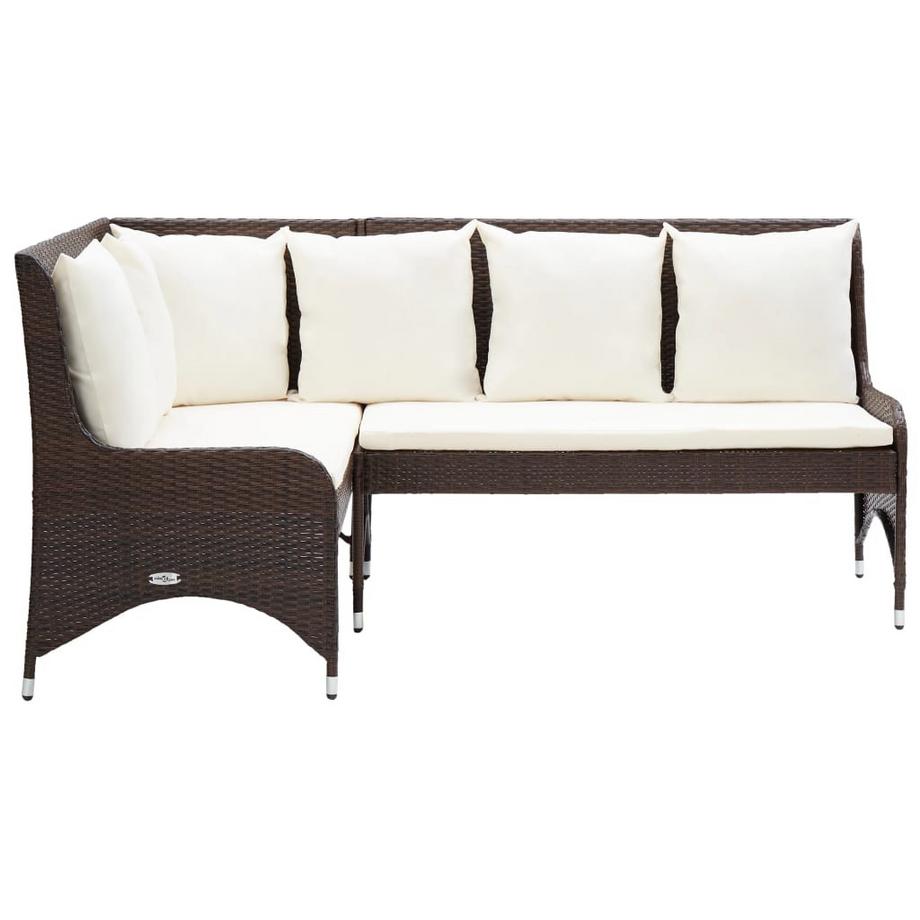 VidaXL Gartensofa poly-rattan  