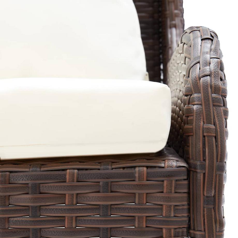 VidaXL Gartensofa poly-rattan  